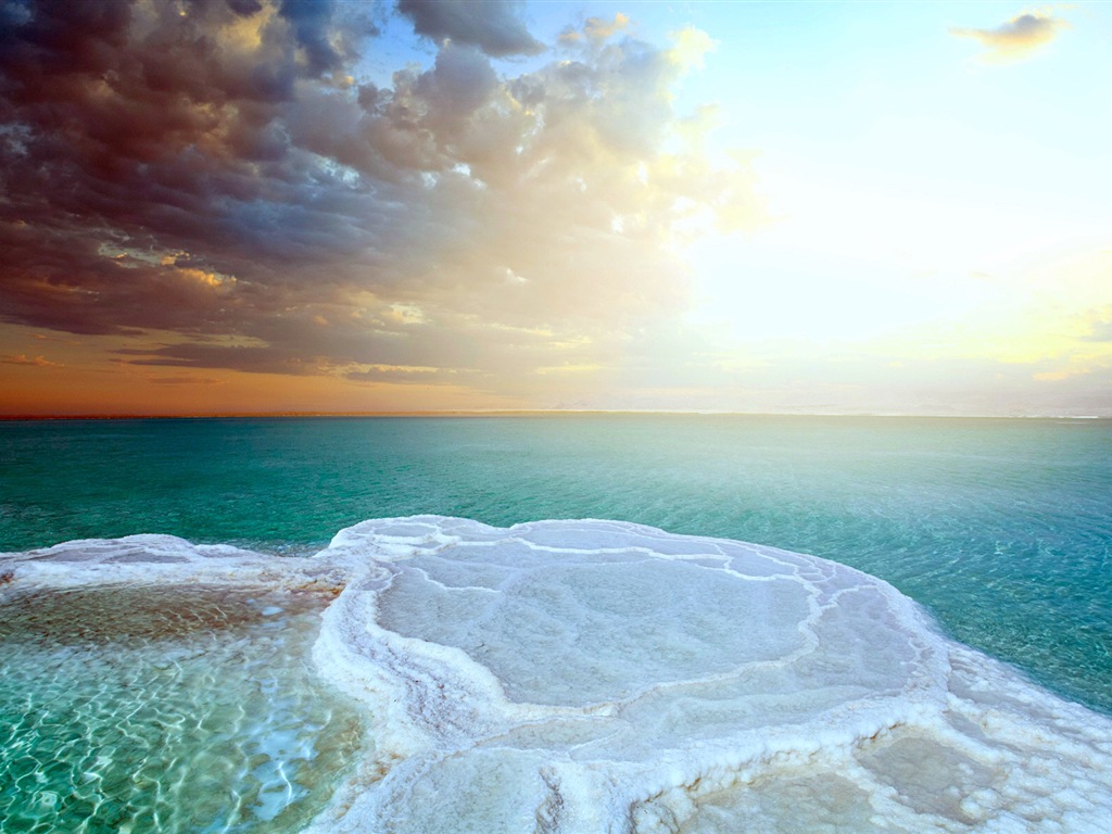 Dead Sea 死海美景 高清壁紙 #20 - 1024x768
