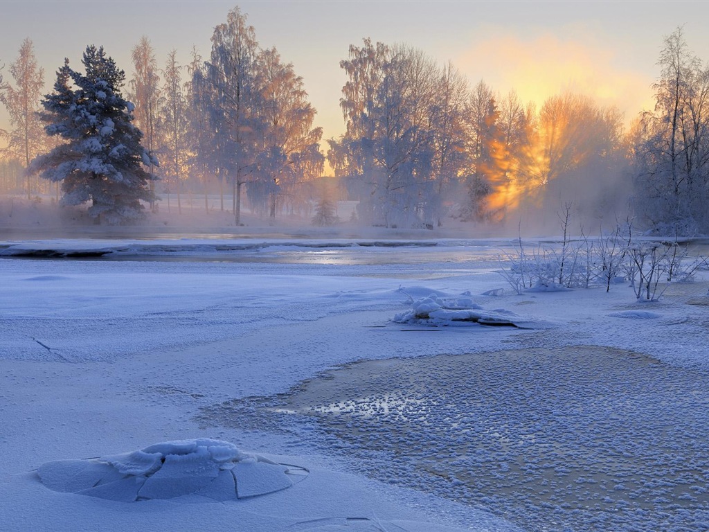 스웨덴 사계절 자연의 아름다움 HD 배경 화면 #15 - 1024x768