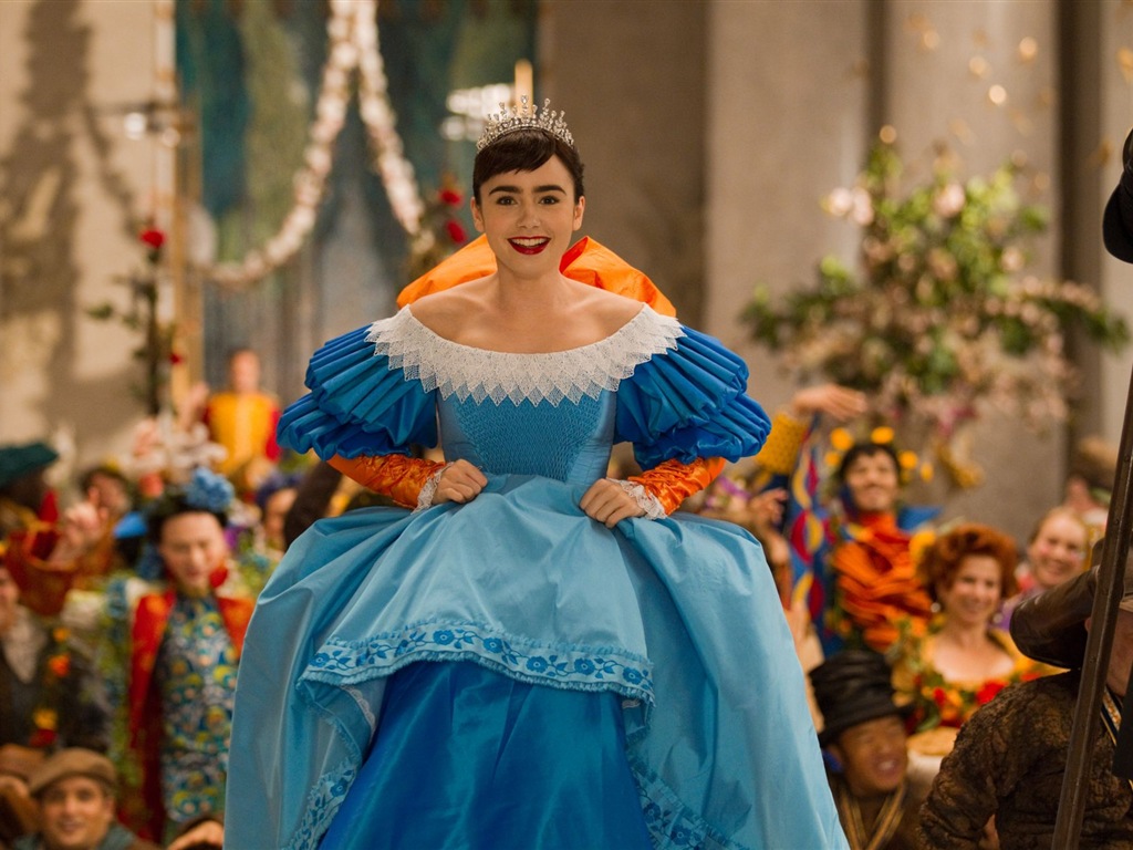 Lily Collins 莉莉·柯林斯 美女壁紙 #16 - 1024x768