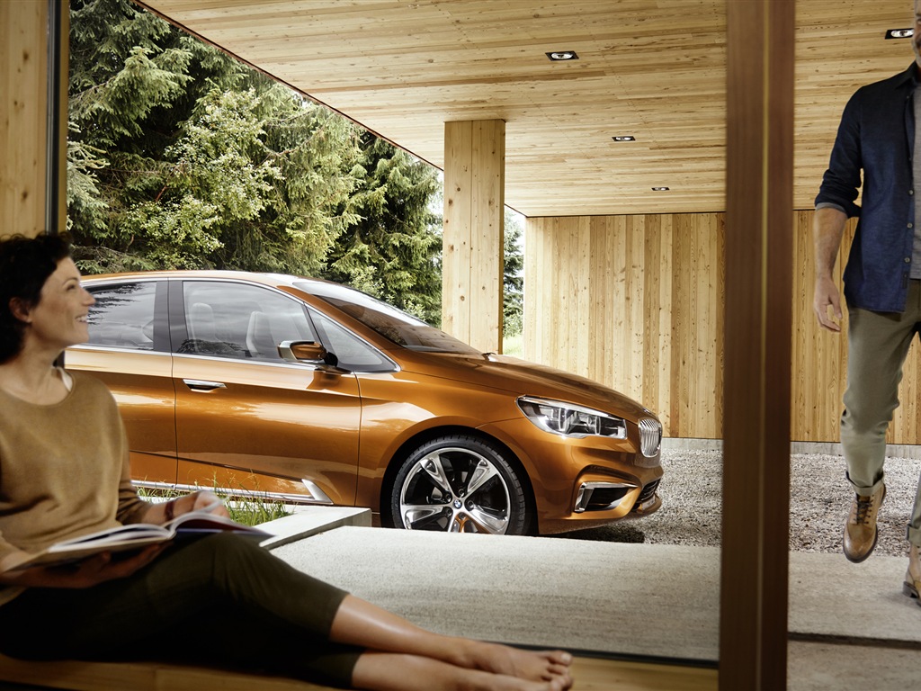 2013 BMW Concept Active Tourer 宝马旅行车 高清壁纸3 - 1024x768