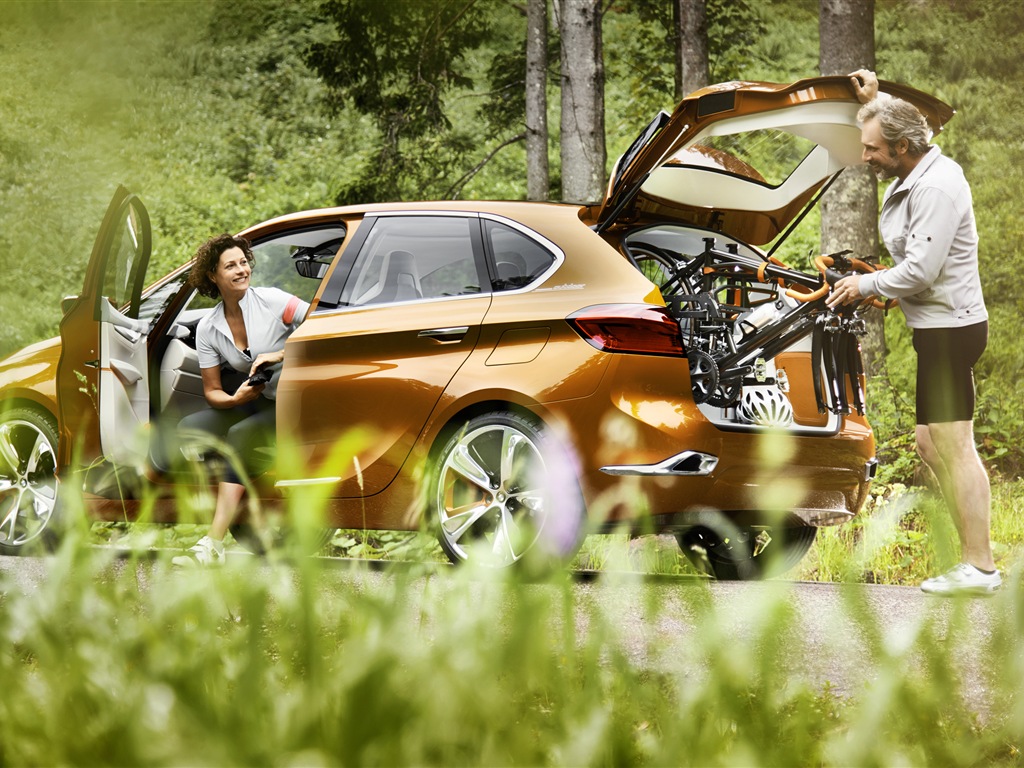 2013 BMW 컨셉 액티브 포장 형 관광 자동차의 HD 배경 화면 #9 - 1024x768