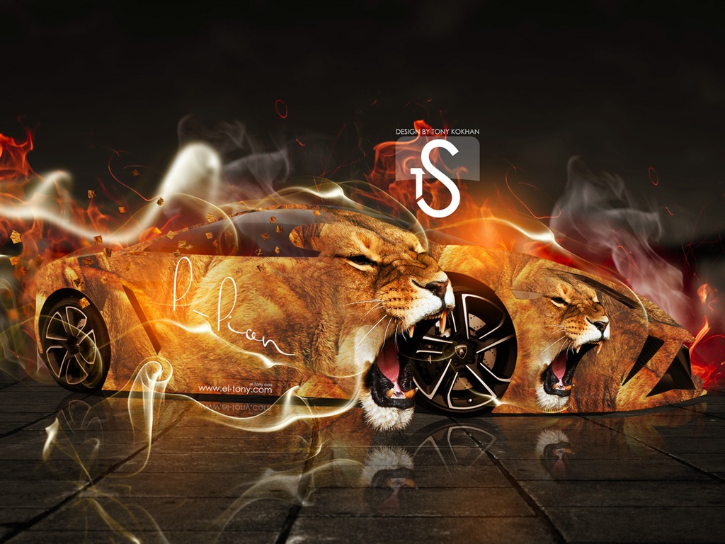 Creative fond d'écran de conception de voiture de rêve, Faune automobile #18 - 1024x768