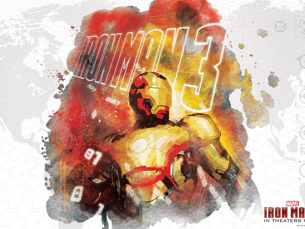 Iron Man 3 2013 鋼鐵俠3 最新高清壁紙 #10 - 1024x768
