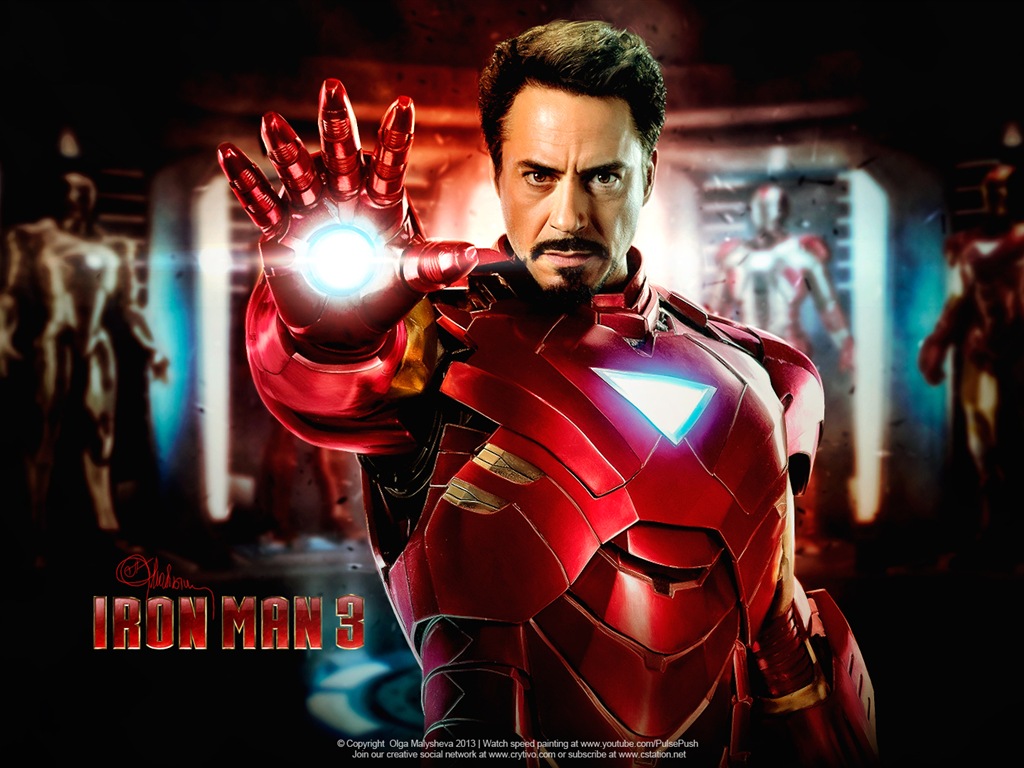 Iron Man 3 2013 鋼鐵俠3 最新高清壁紙 #11 - 1024x768