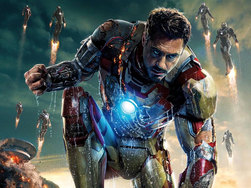 Iron Man 3 2013 鋼鐵俠3 最新高清壁紙 #12 - 1024x768