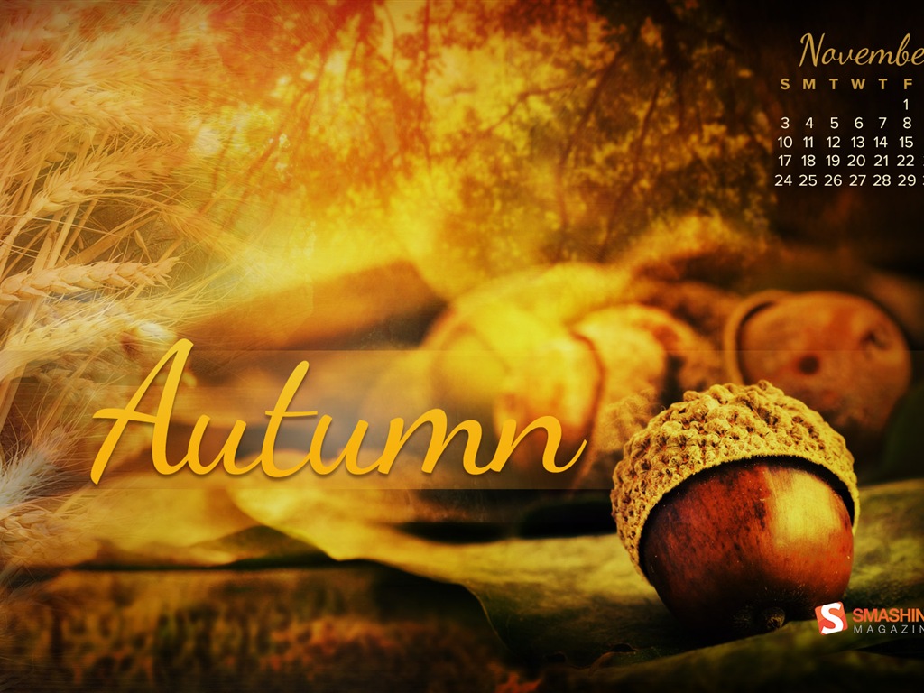 November 2013 Calendar wallpaper (2) #8 - 1024x768