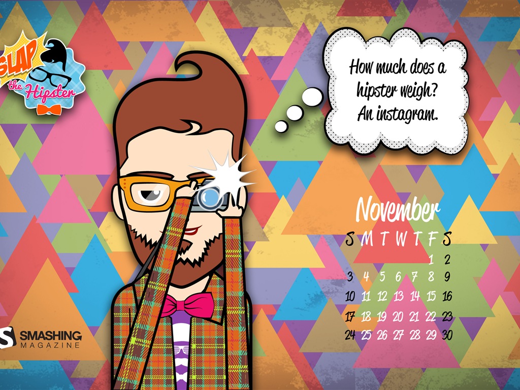 Novembre 2013 Calendar Wallpaper (2) #9 - 1024x768