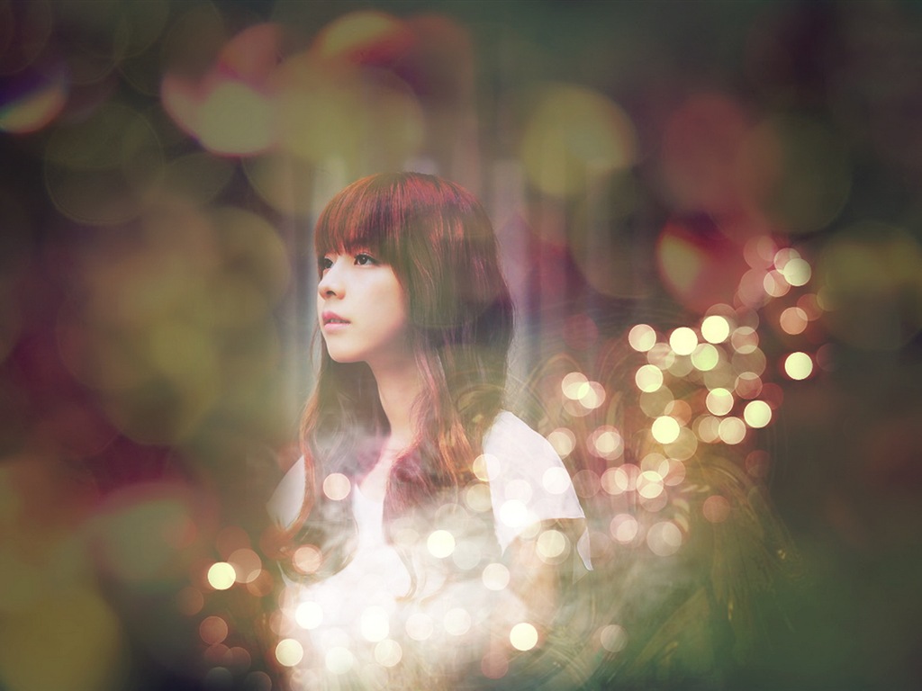 JUNIEL Korea krásné HD tapety na plochu dívky #12 - 1024x768