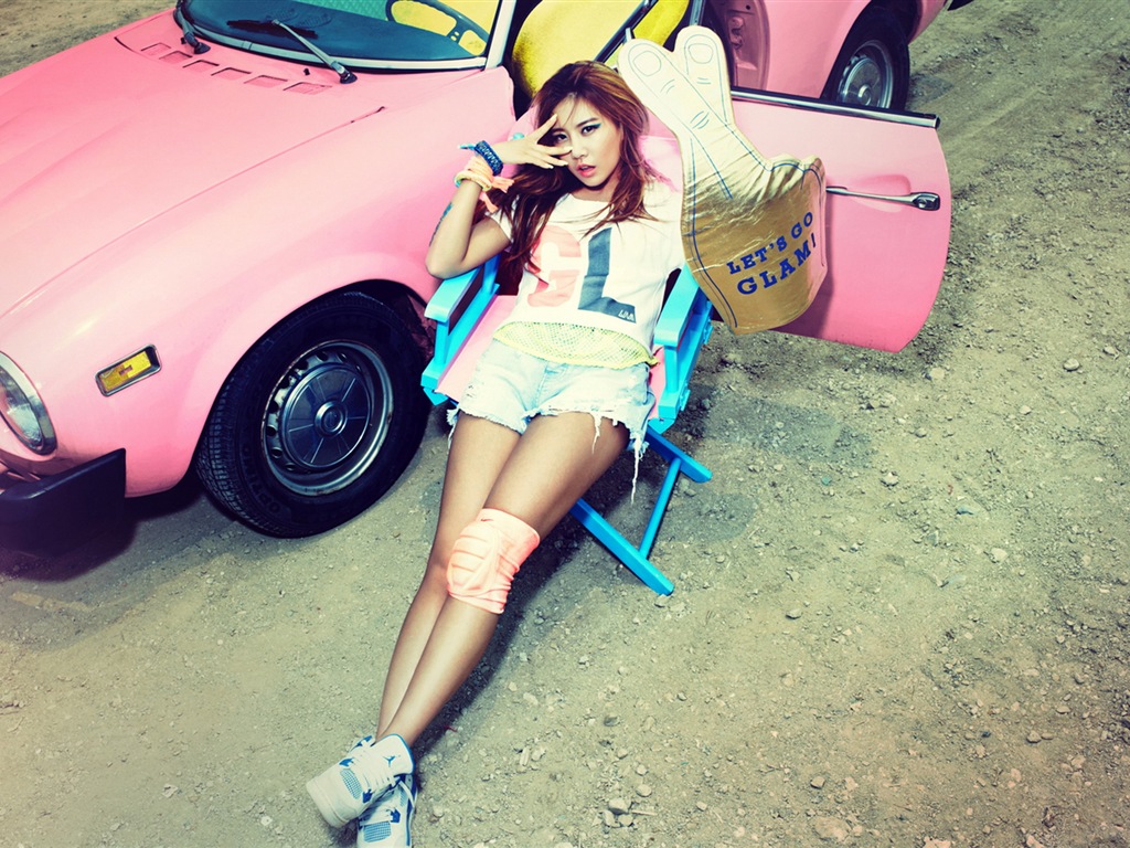 Glam korejské hudební dívky tapety #8 - 1024x768