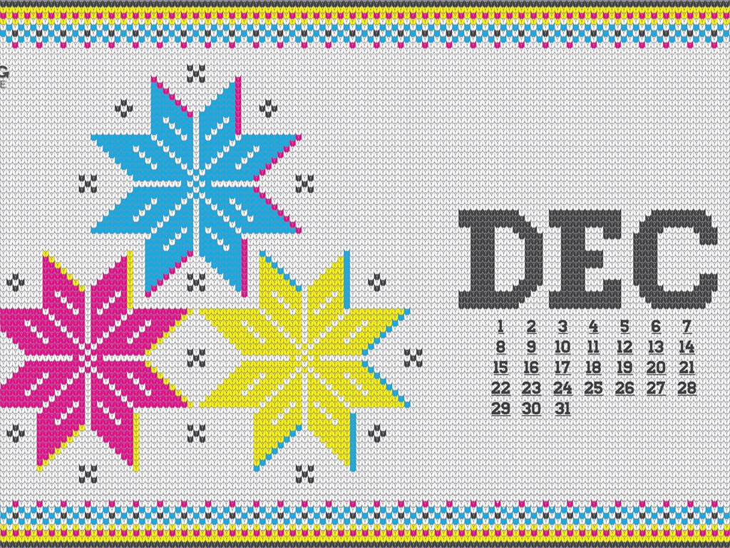 12. 2013 Kalendář tapety (1) #3 - 1024x768
