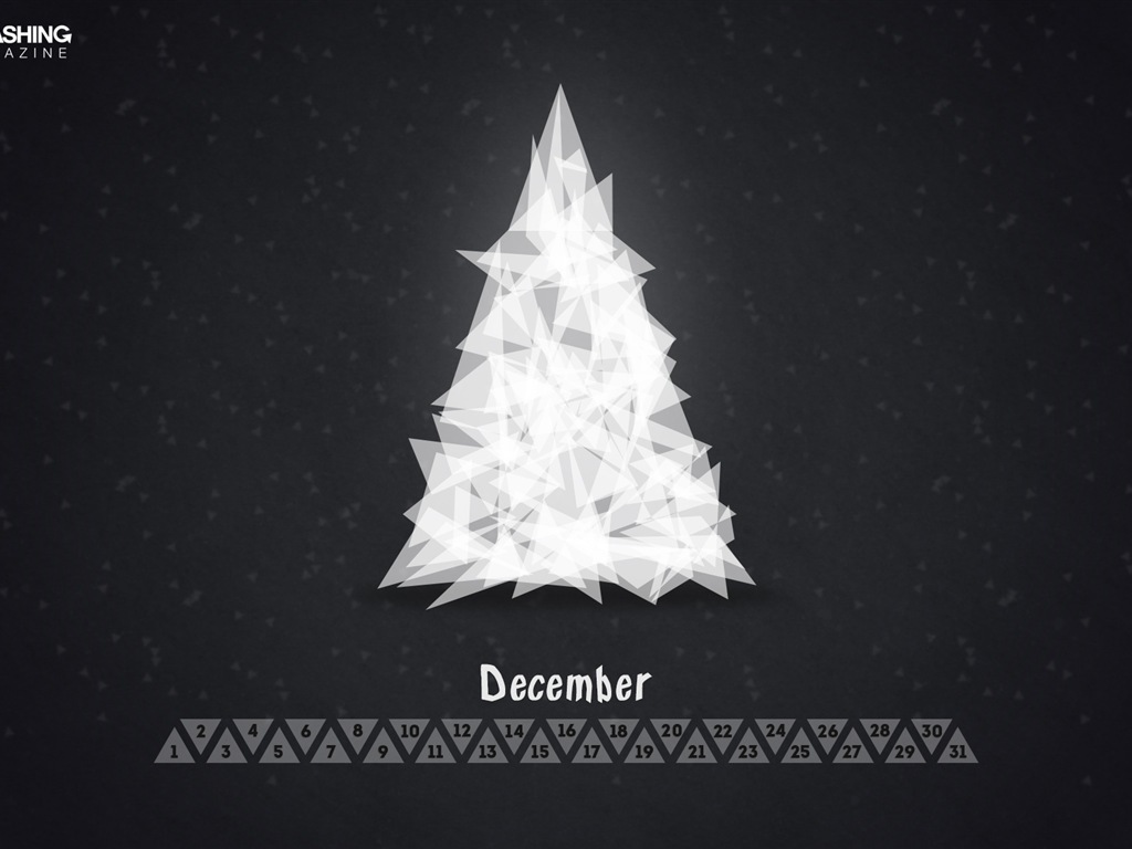 December 2013 Calendar wallpaper (2) #21 - 1024x768