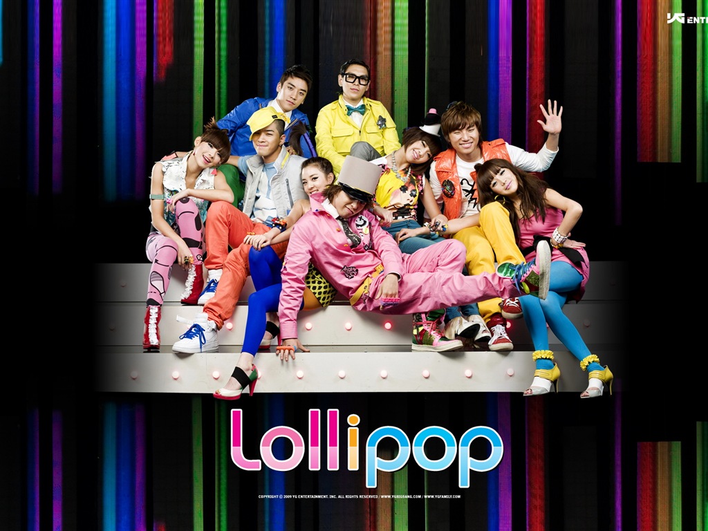 Korean music girls skupina 2NE1 HD tapety na plochu #10 - 1024x768