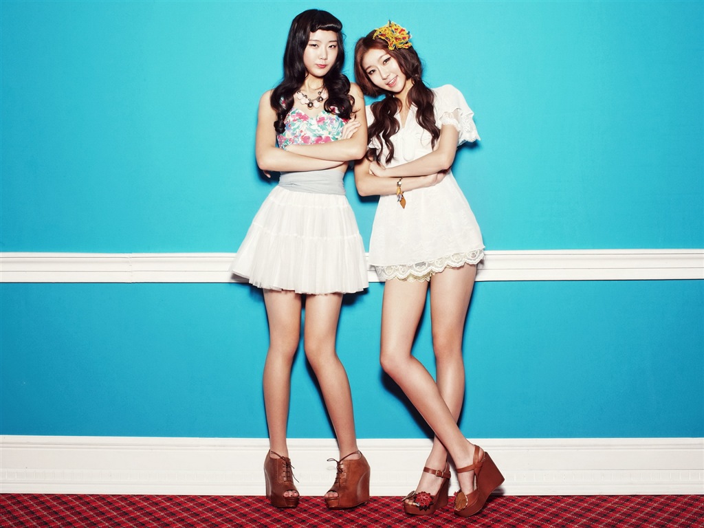 DalShabet Korean music beautiful girls HD wallpapers #2 - 1024x768
