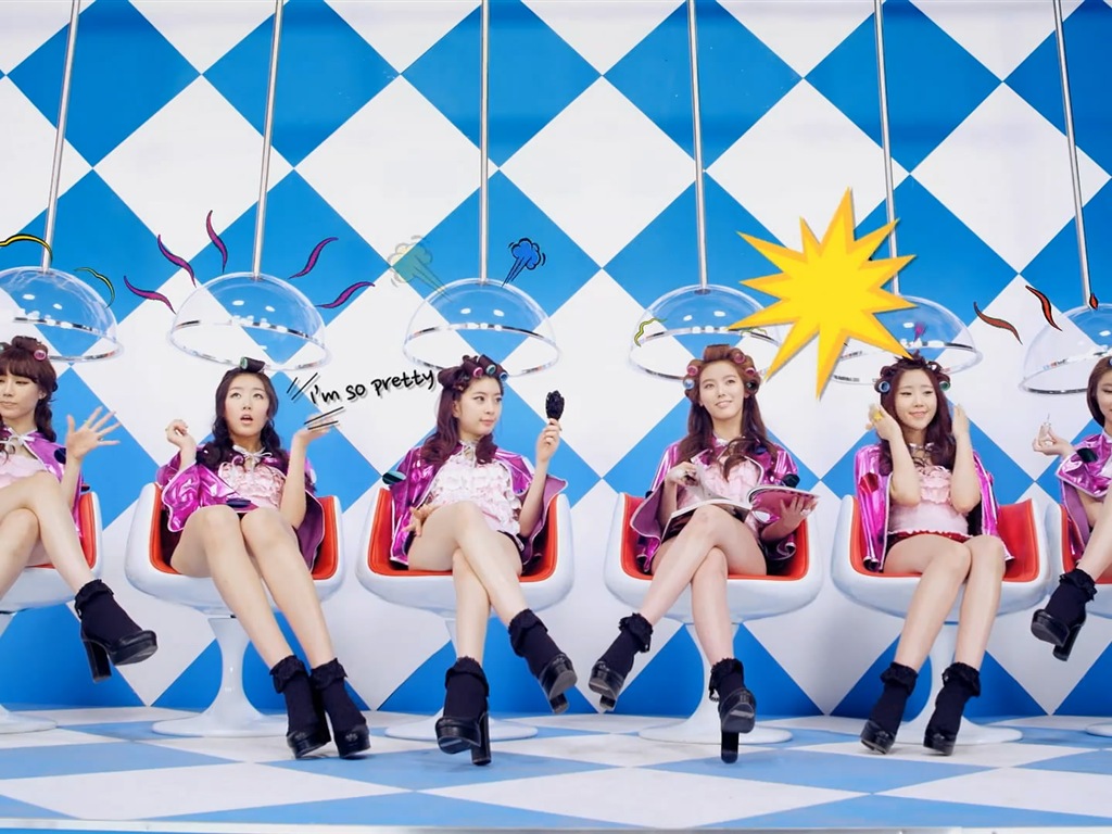DalShabet Korean music beautiful girls HD wallpapers #3 - 1024x768