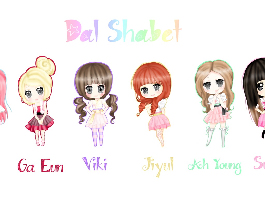DalShabet 韓國音樂美女 高清壁紙 #4 - 1024x768