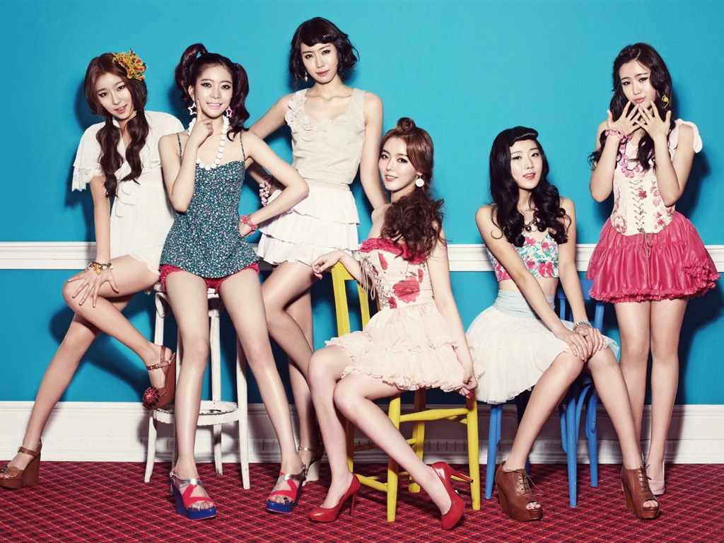 DalShabet Korean music beautiful girls HD wallpapers #6 - 1024x768
