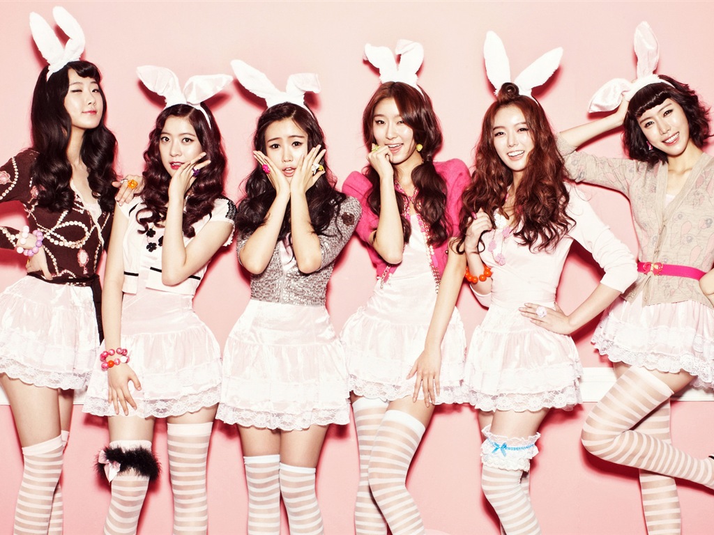 DalShabet música coreana bellas chicas fondos de pantalla de alta definición #9 - 1024x768