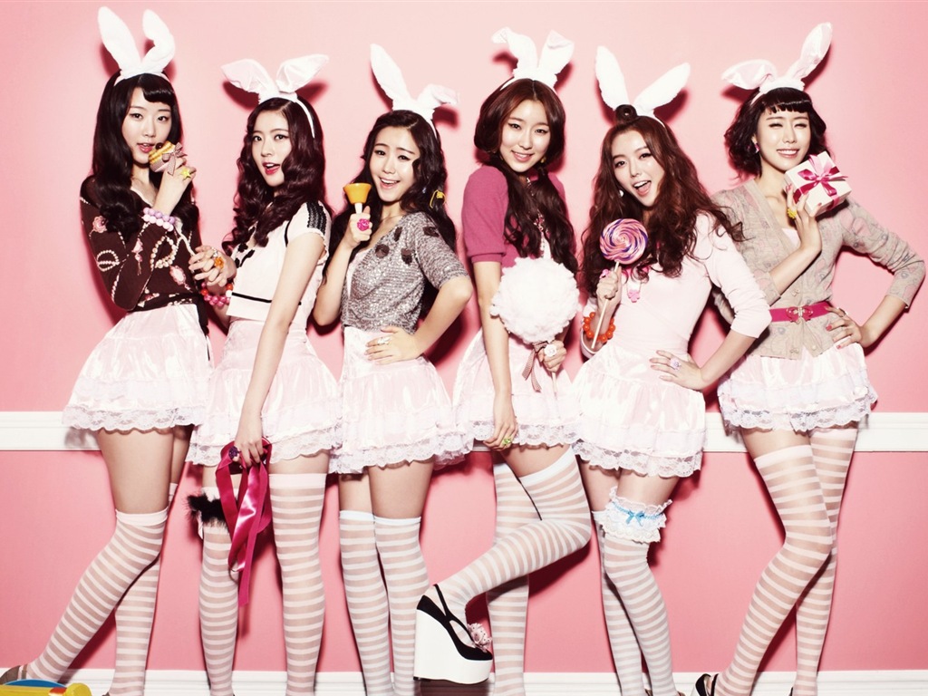 DalShabet musique coréenne belles filles de fonds d'écran HD #10 - 1024x768