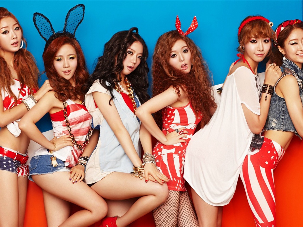 DalShabet Korean music beautiful girls HD wallpapers #20 - 1024x768