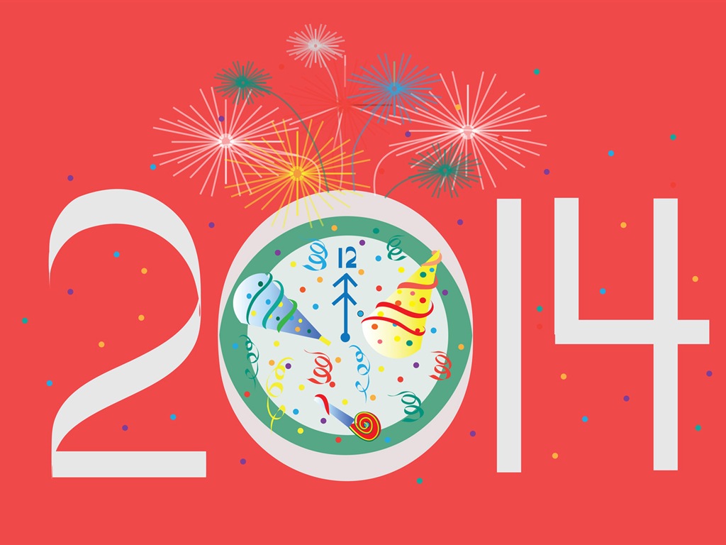 2014新年主題 高清壁紙(一) #8 - 1024x768