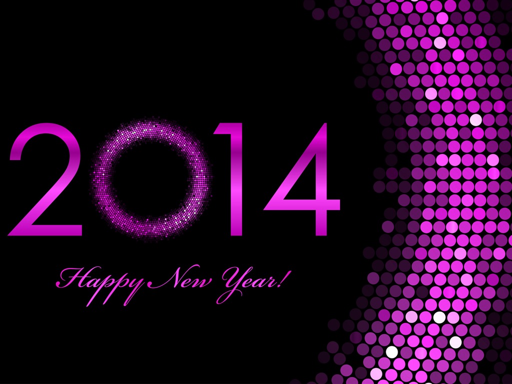 2014 New Year Theme HD Wallpapers (2) #1 - 1024x768