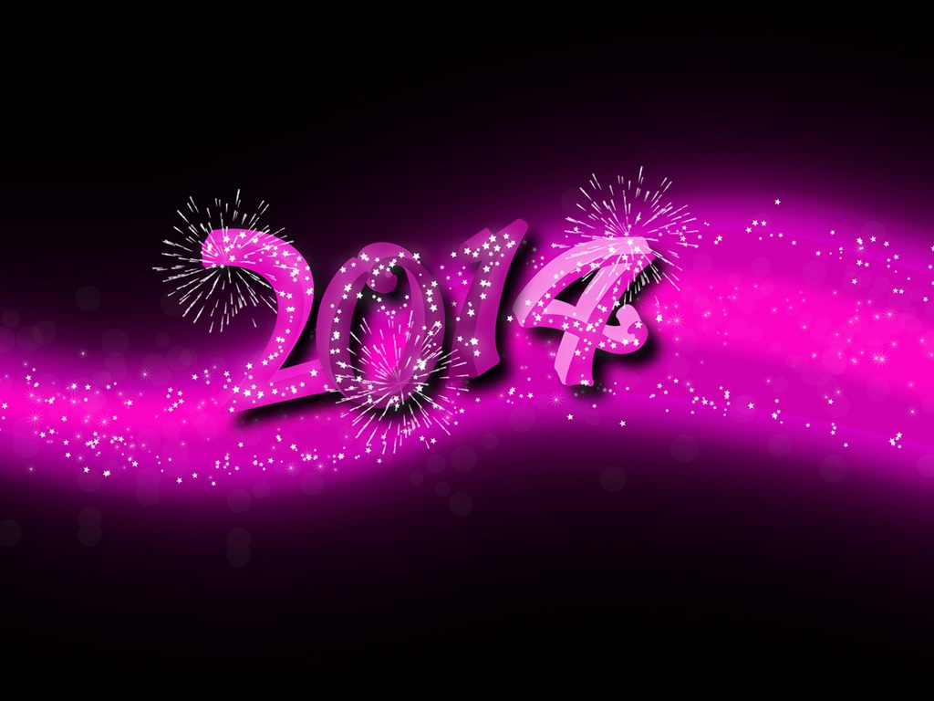 2014 New Year téma HD Tapety na plochu (2) #4 - 1024x768