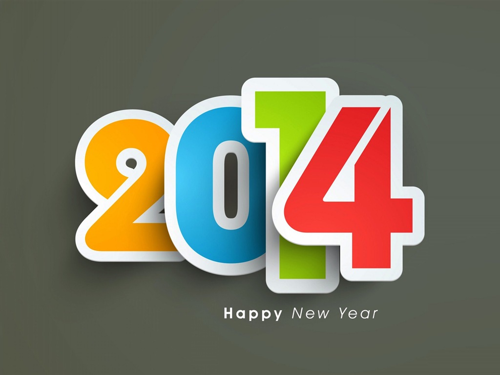 2014 New Year Theme HD Wallpapers (2) #9 - 1024x768