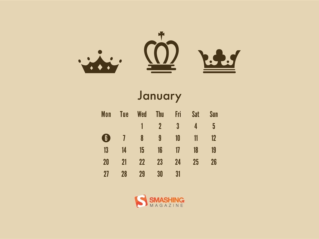 Januar 2014 Kalender Wallpaper (2) #14 - 1024x768