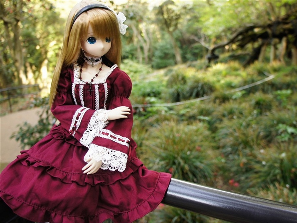 Hermosos fondos de pantalla de Super Dollfie niñas juguetes HD #6 - 1024x768