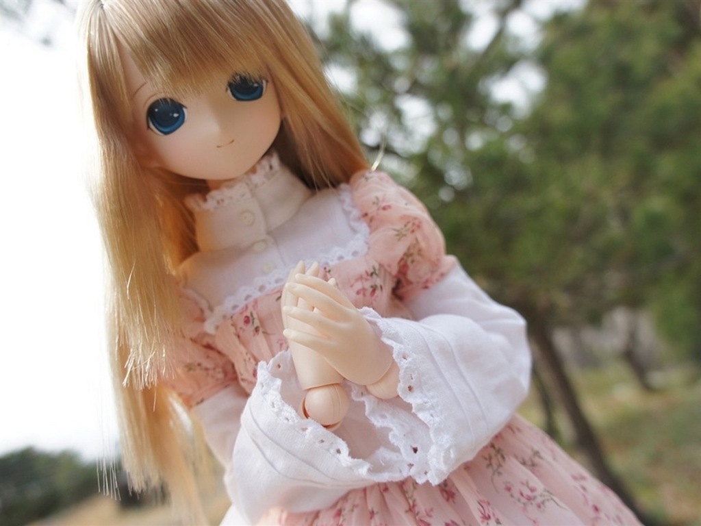 Hermosos fondos de pantalla de Super Dollfie niñas juguetes HD #13 - 1024x768