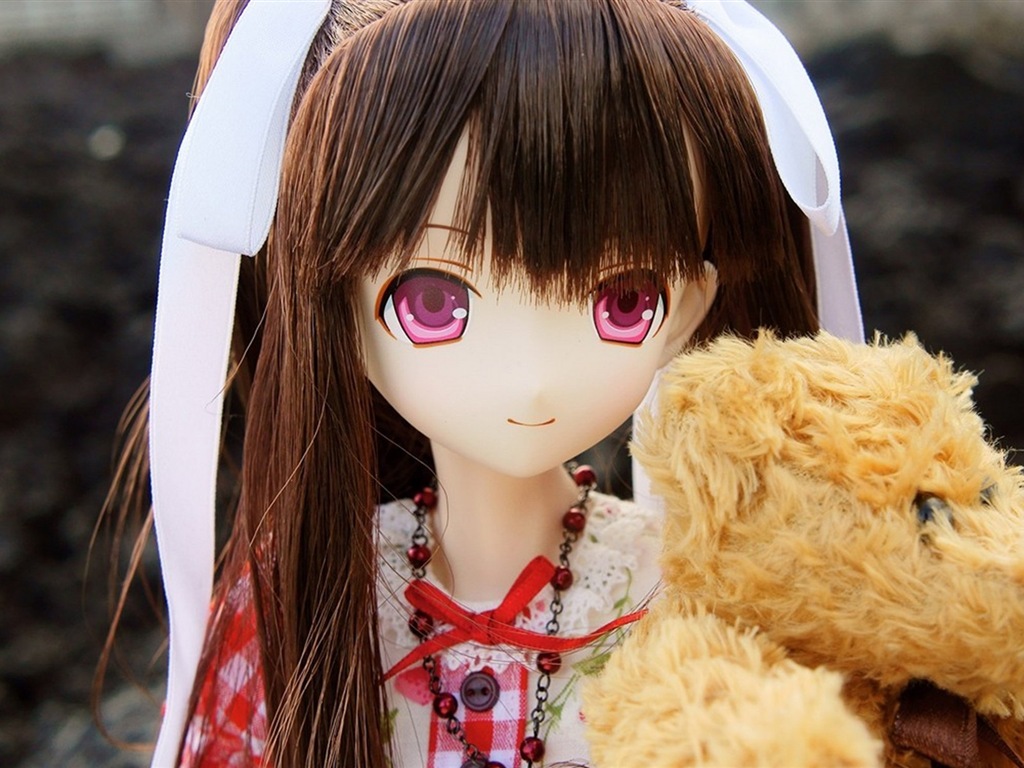 Hermosos fondos de pantalla de Super Dollfie niñas juguetes HD #15 - 1024x768