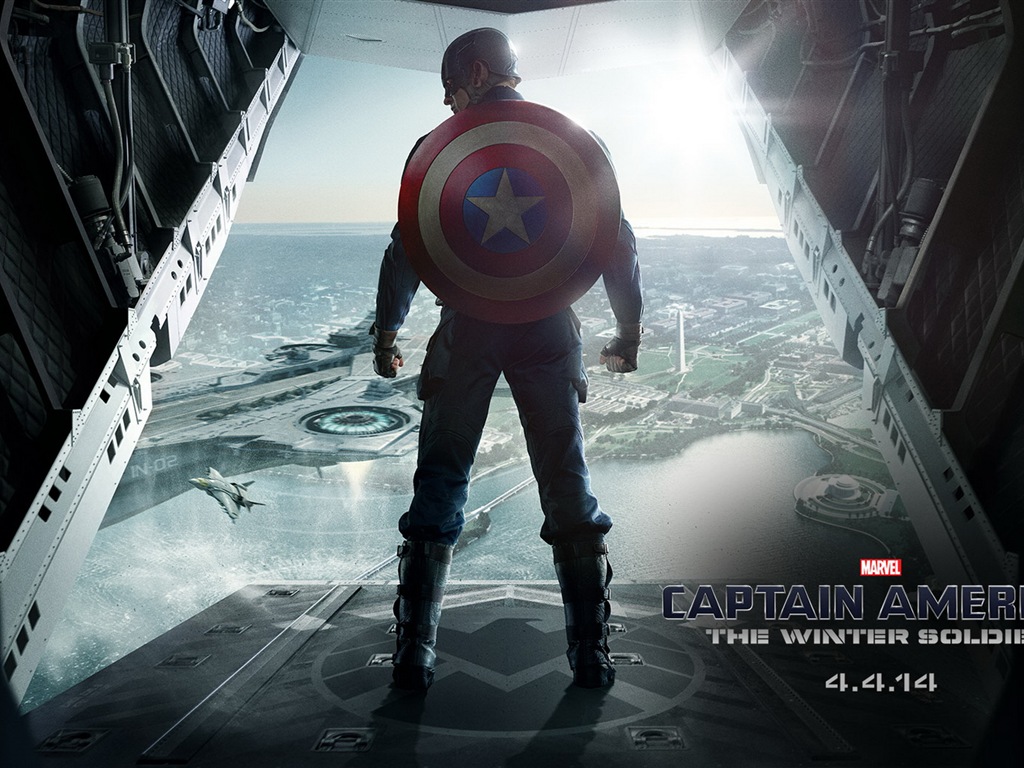 Captain America: fonds d'écran Le Winter Soldier HD #2 - 1024x768