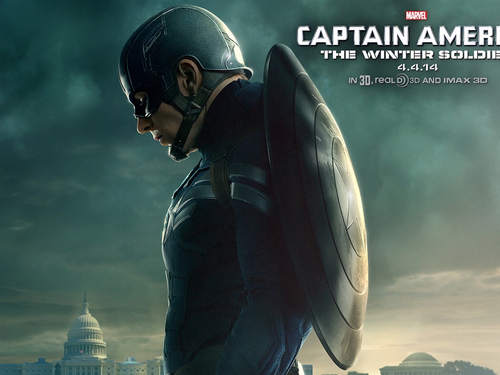 Captain America: fonds d'écran Le Winter Soldier HD #7 - 1024x768