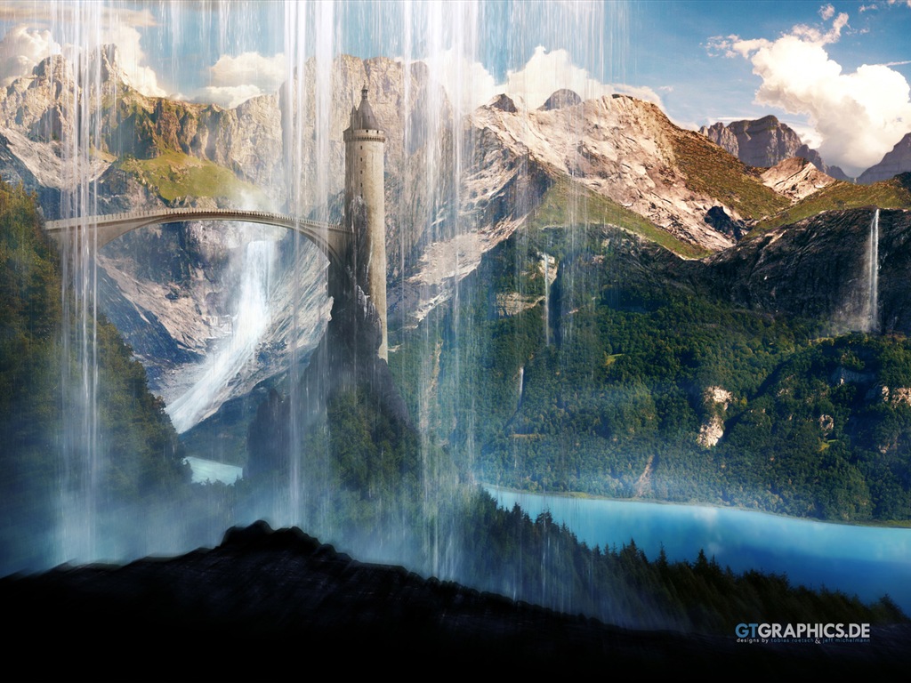 Windows 8 GTGraphics de science-fiction wallpapers thème HD #13 - 1024x768