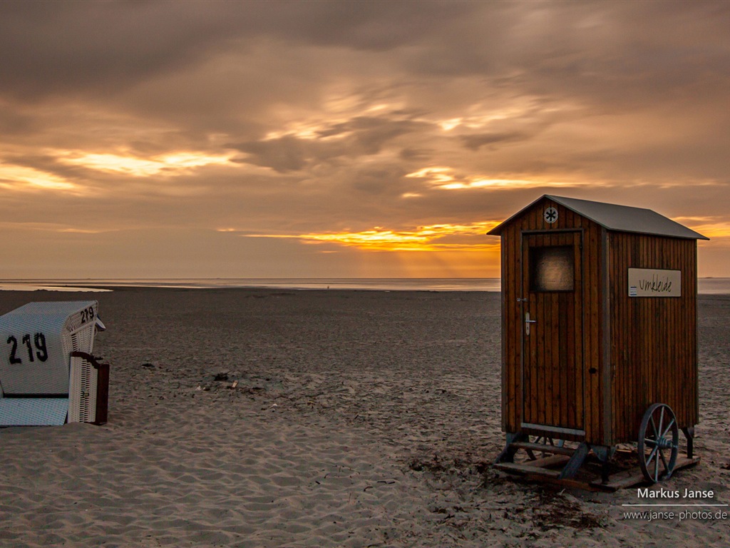 Spiekeroog 施皮克奧格島風景，Windows 8 主題壁紙 #2 - 1024x768