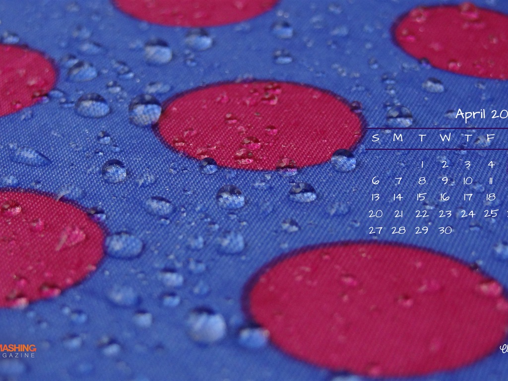 April 2014 Kalender Wallpaper (1) #20 - 1024x768