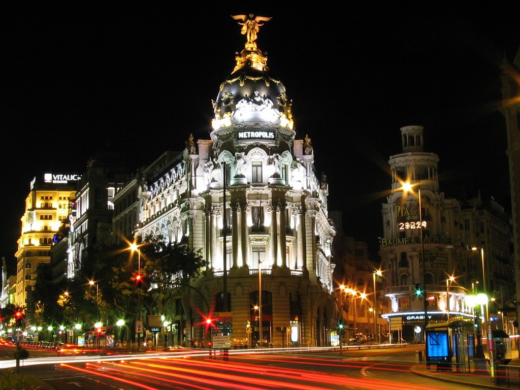 Spanischen Hauptstadt Madrid, Stadtlandschaft HD Wallpaper #12 - 1024x768