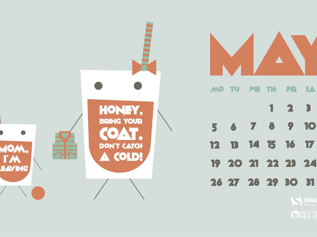 May 2014 calendar wallpaper (1) #15 - 1024x768