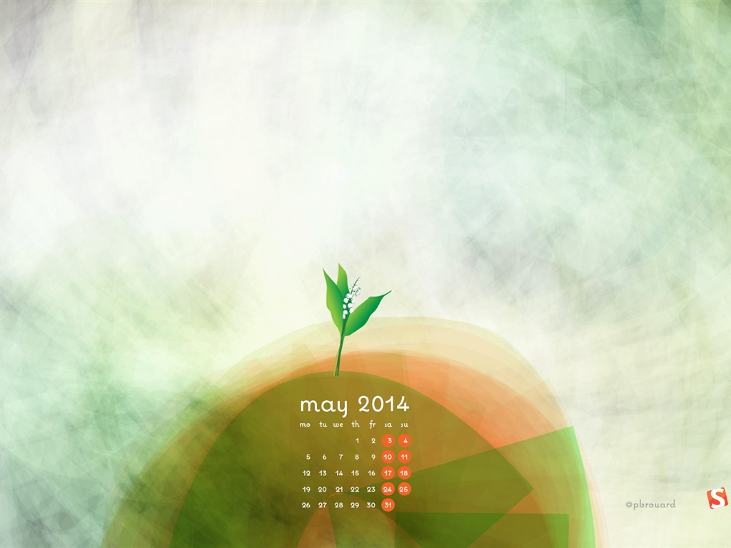 May 2014 calendar wallpaper (2) #8 - 1024x768