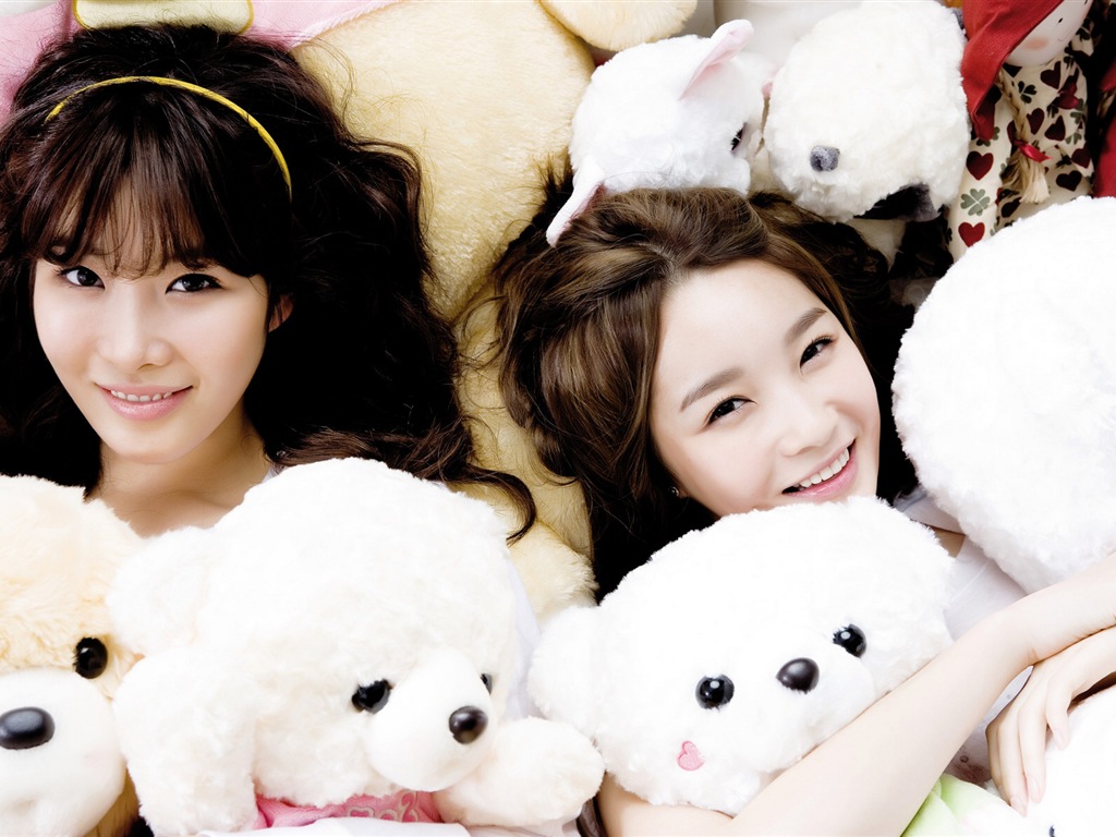 Davichi, duo de groupe coréen de fille, fonds d'écran HD #1 - 1024x768
