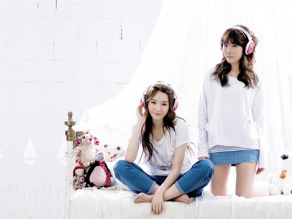 Davichi, duo de groupe coréen de fille, fonds d'écran HD #5 - 1024x768