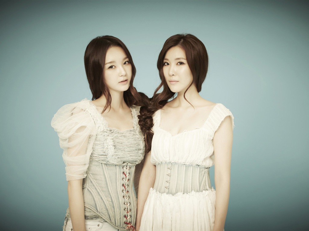 Davichi, duo de groupe coréen de fille, fonds d'écran HD #6 - 1024x768