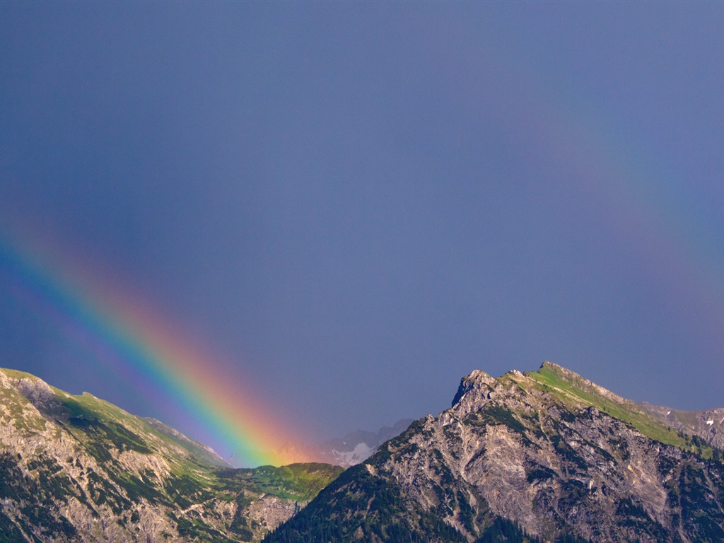 Schöner Regenbogen Landschaft HD Wallpaper #10 - 1024x768