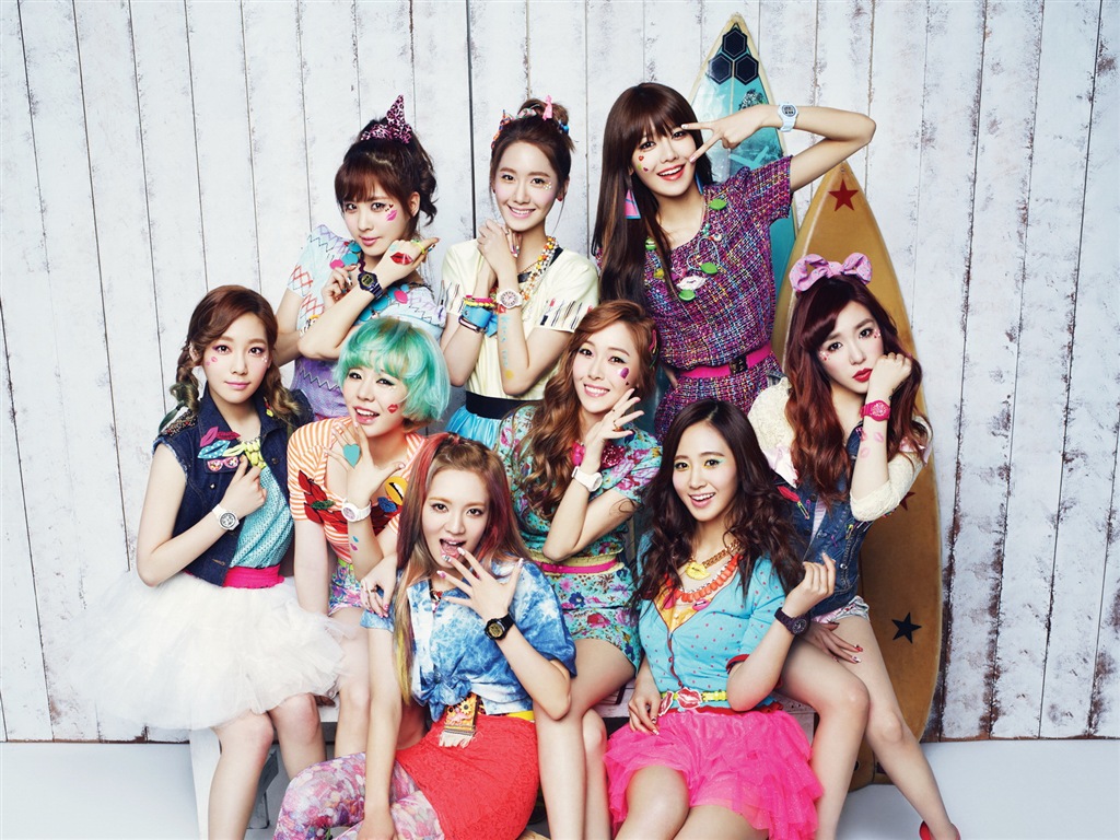 Girls Generation SNSD Casio küssen mich, Baby-G Hintergrundbilder #1 - 1024x768
