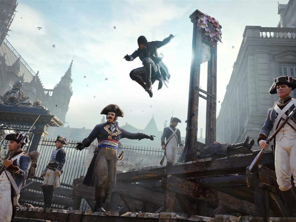 2014 Assassin's Creed: Unity 刺客信條：大革命高清壁紙 #2 - 1024x768