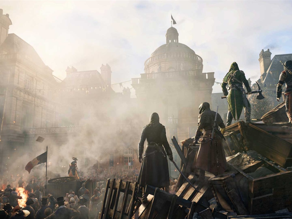 2014 Assassin's Creed: Unity 刺客信条：大革命 高清壁纸4 - 1024x768