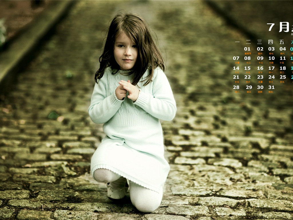 Juli 2014 Kalender Wallpaper (2) #16 - 1024x768