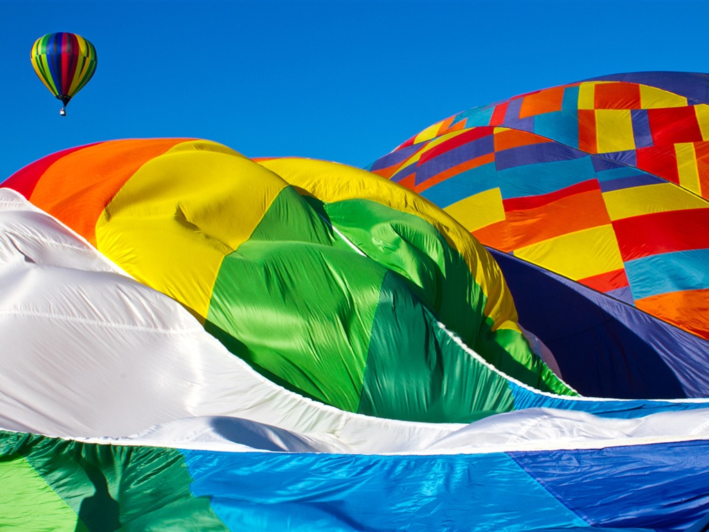 彩虹熱氣球, Windows 8 主題壁紙 #9 - 1024x768