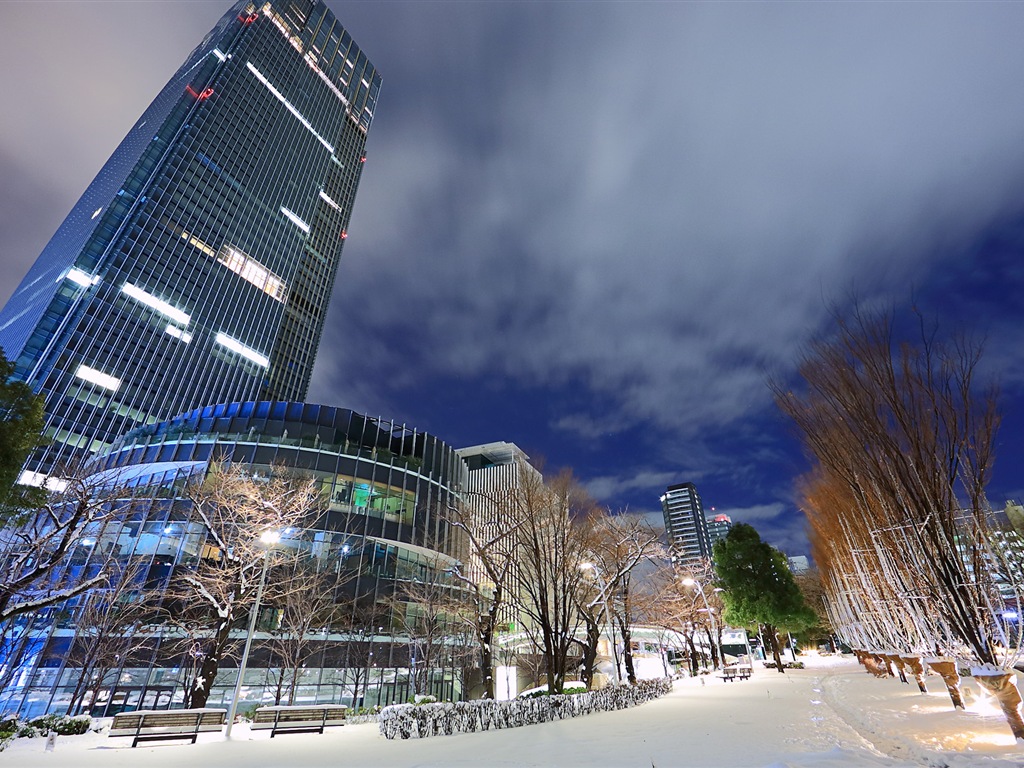 Japón ciudad hermoso paisaje, Windows 8 tema fondos de pantalla #1 - 1024x768