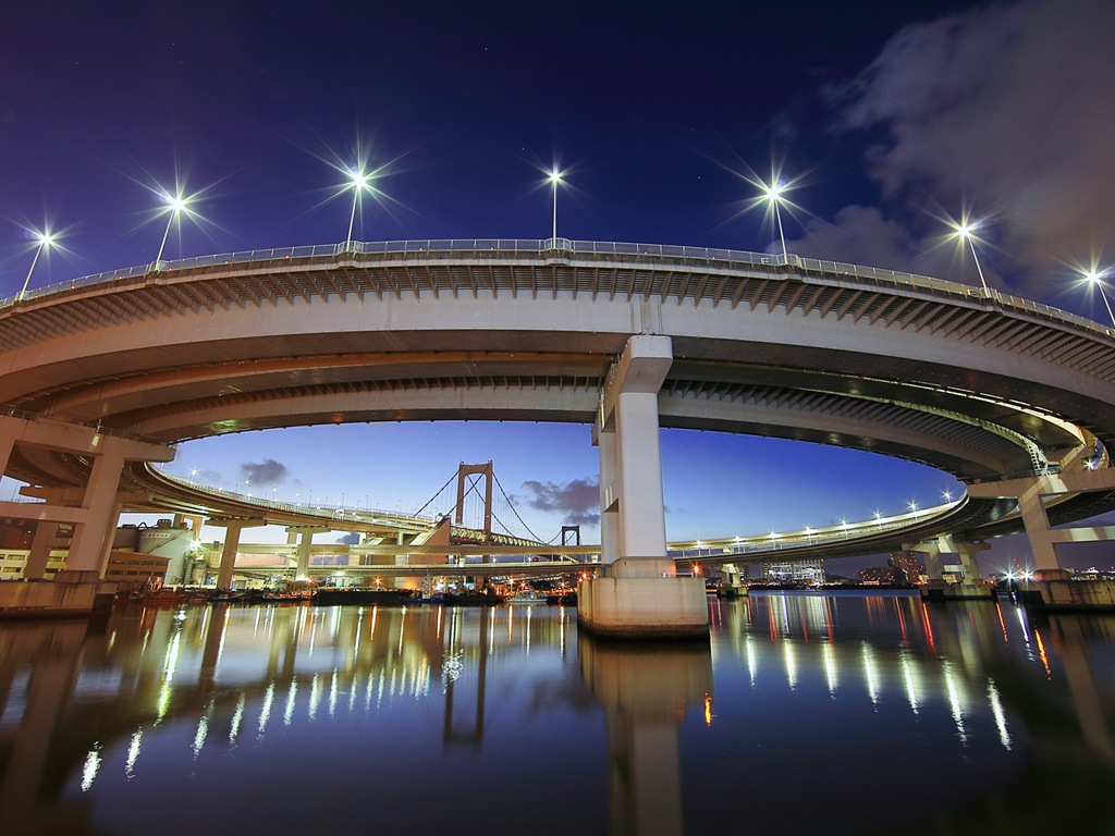 日本城市風景，Windows 8 主題壁紙 #3 - 1024x768